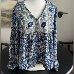 LUCKY BRAND FLORAL TOP